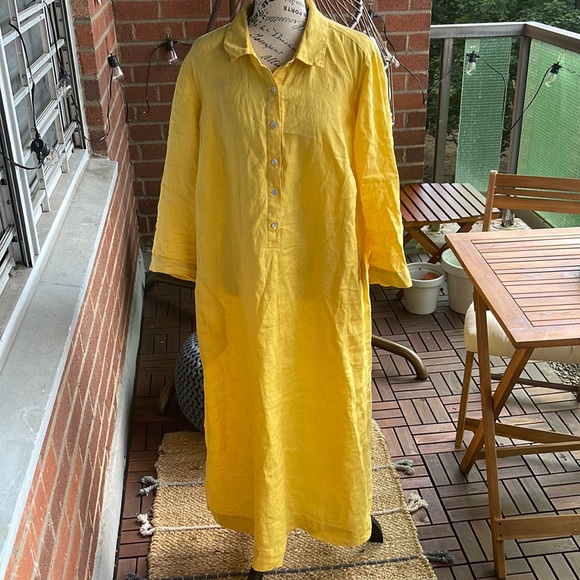 J. Jill Dresses Jjill Linen Shirt Dress Poshmark